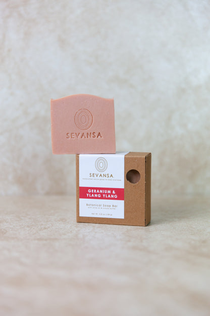 Geranium & Ylang Ylang Botanical Soap Bar