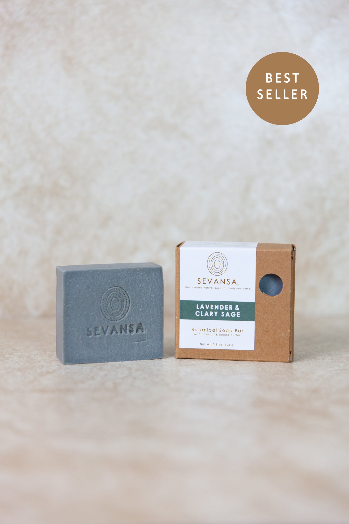 Lavender & Clary Sage Botanical Soap Bar