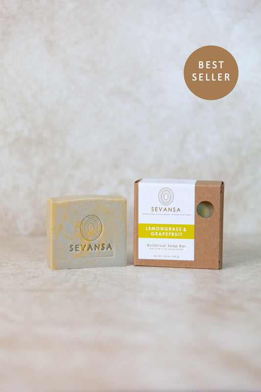 Lemongrass & Grapefruit Botanical Soap Bar